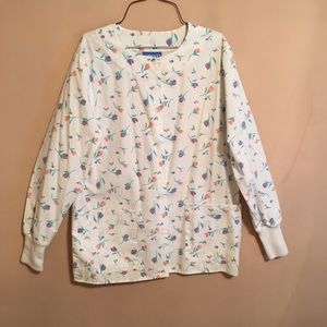 Crest brand scrub jacket EUC